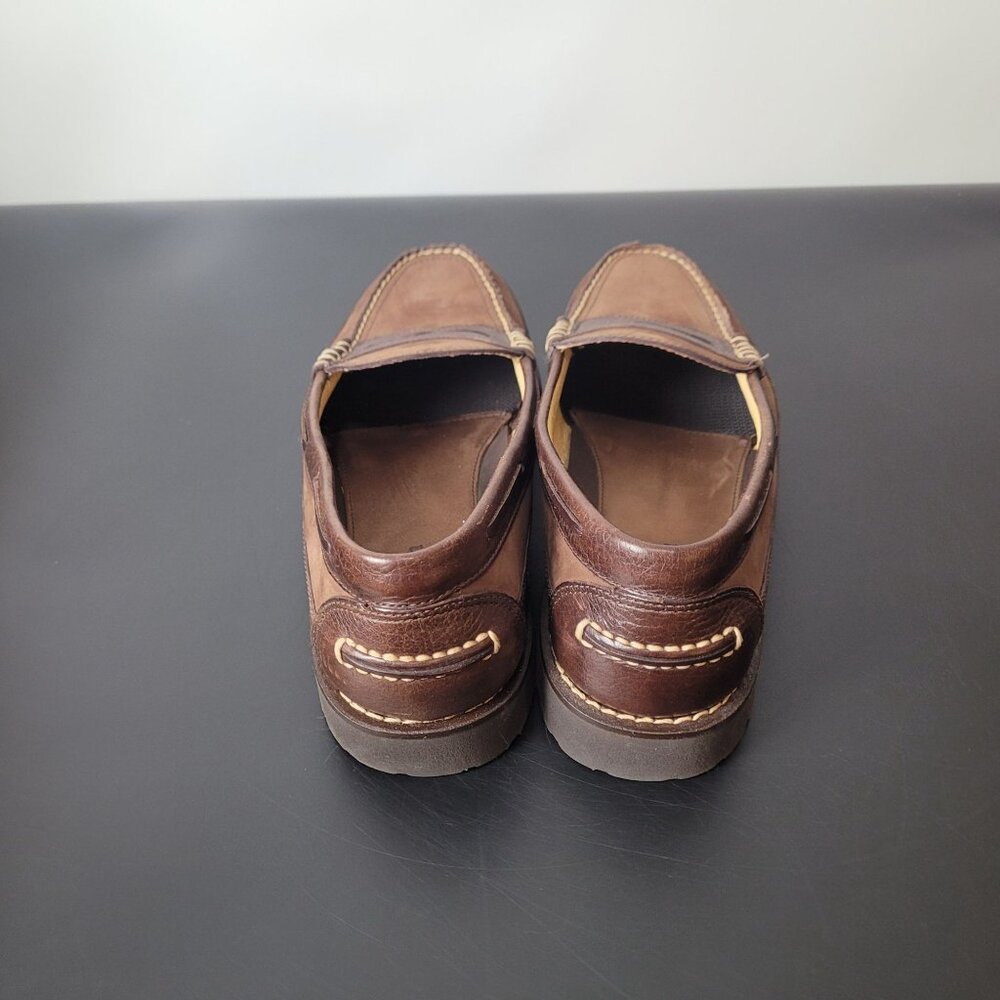Mens Brown Leather L.L. Bean Loafers Size 9.5 - Picture 10 of 13
